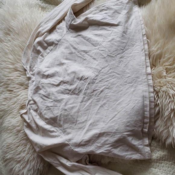 LOVERS and friends made in usa cream coloured pullover with buttons size medium - Picture 6 of 6